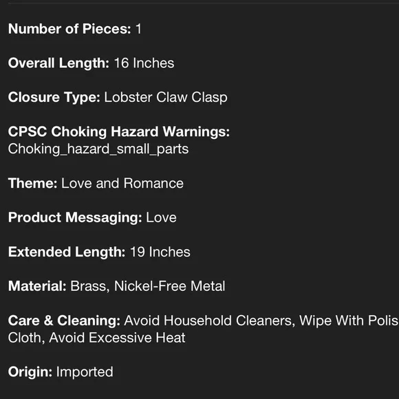 A New Day Gold Heart and Key Necklace - Picture 5 of 5